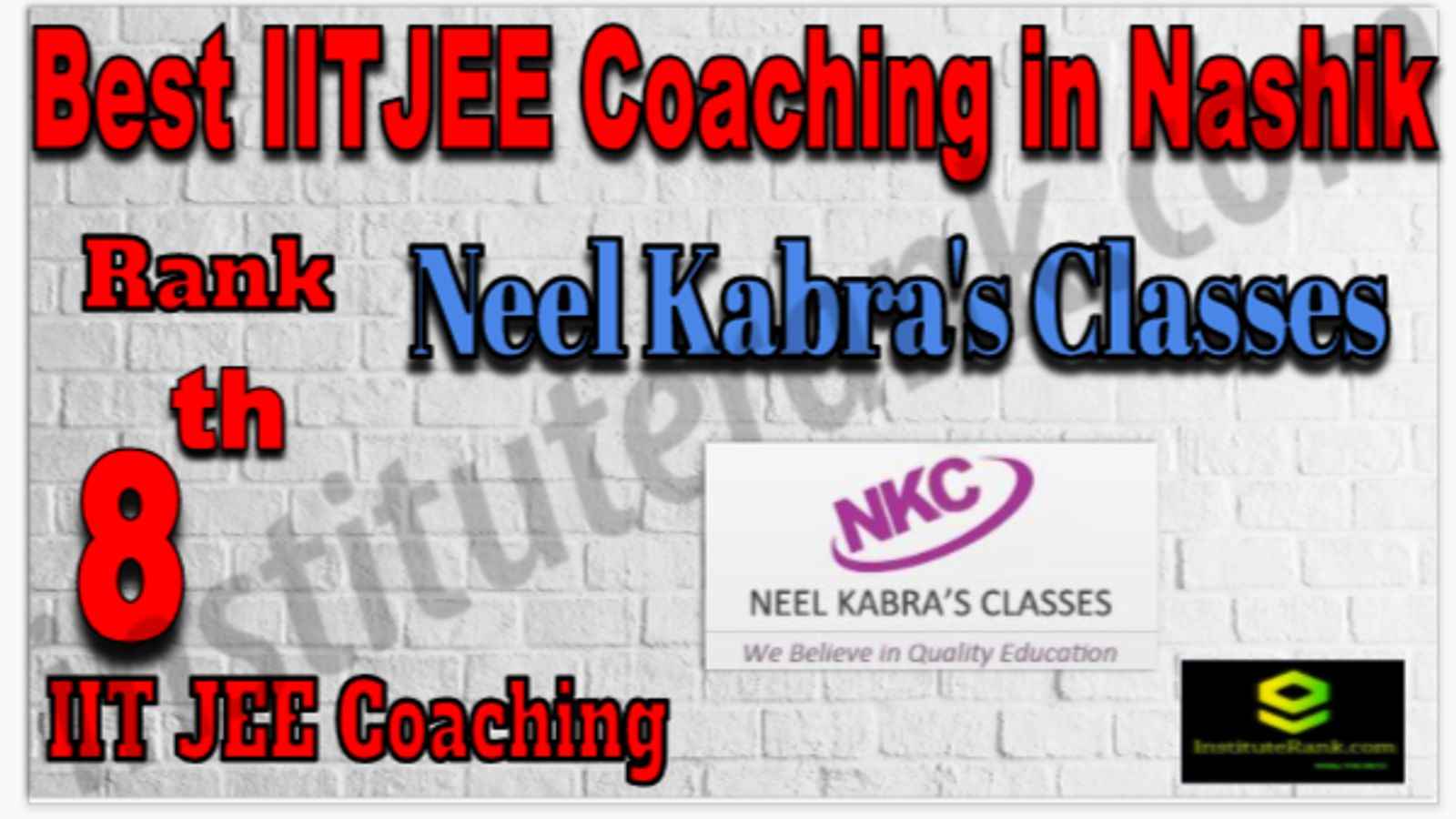 Rank 8 Best IIT NEET Coaching in Nashik