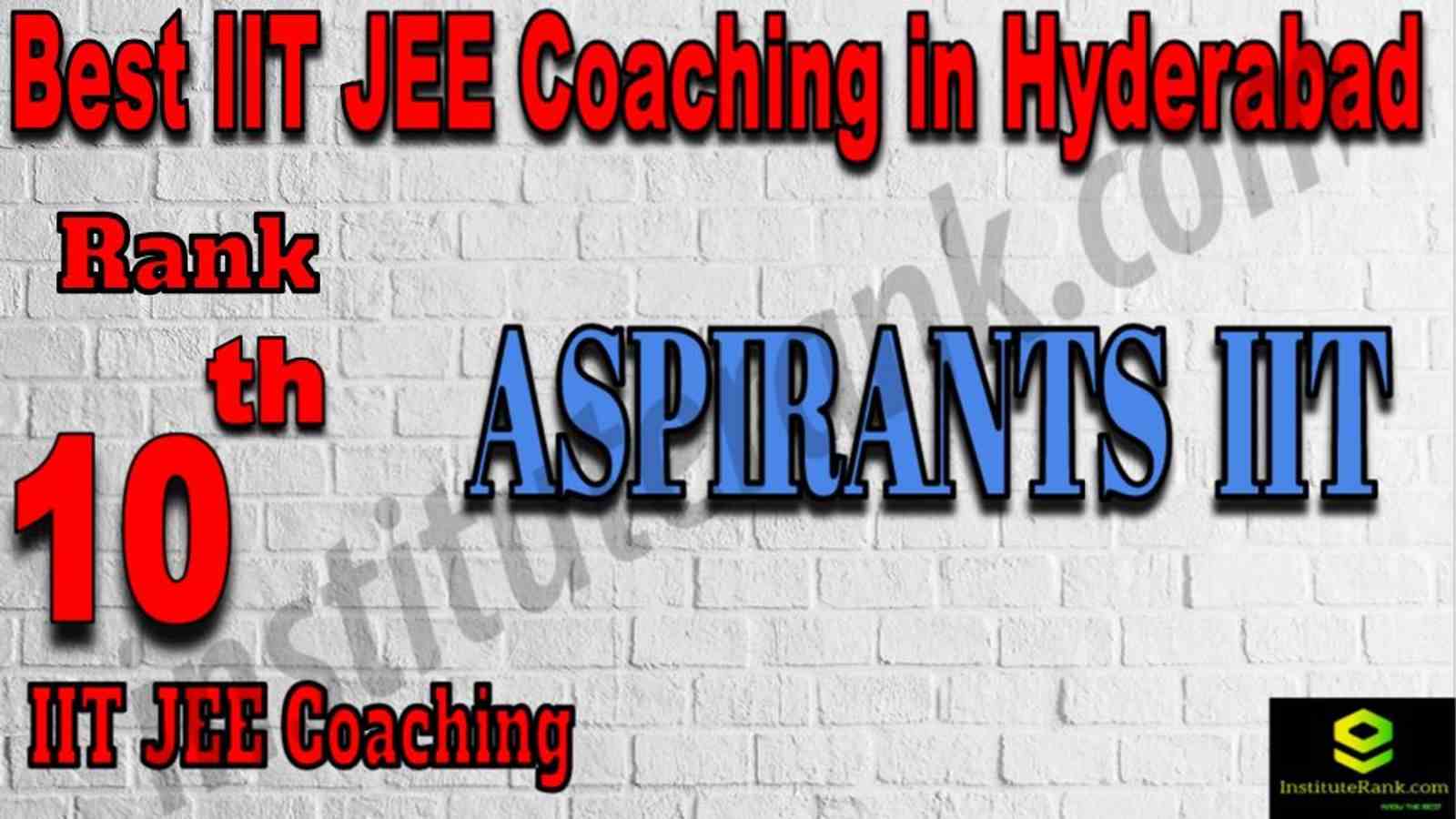10th Best IIT JEE Coaching in Hyderabad