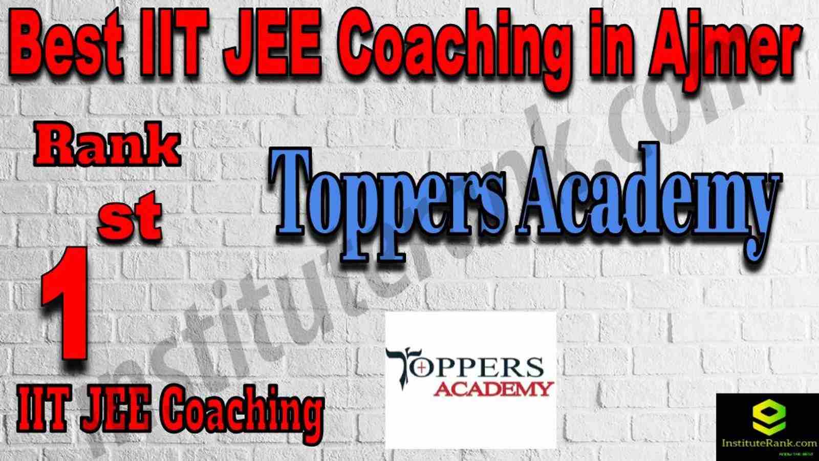1st Best IIT JEE Coaching in Ajmer