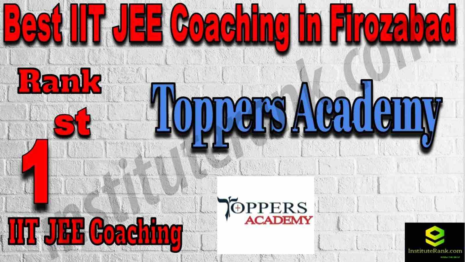 1st Best IIT JEE Coaching in Firozabad