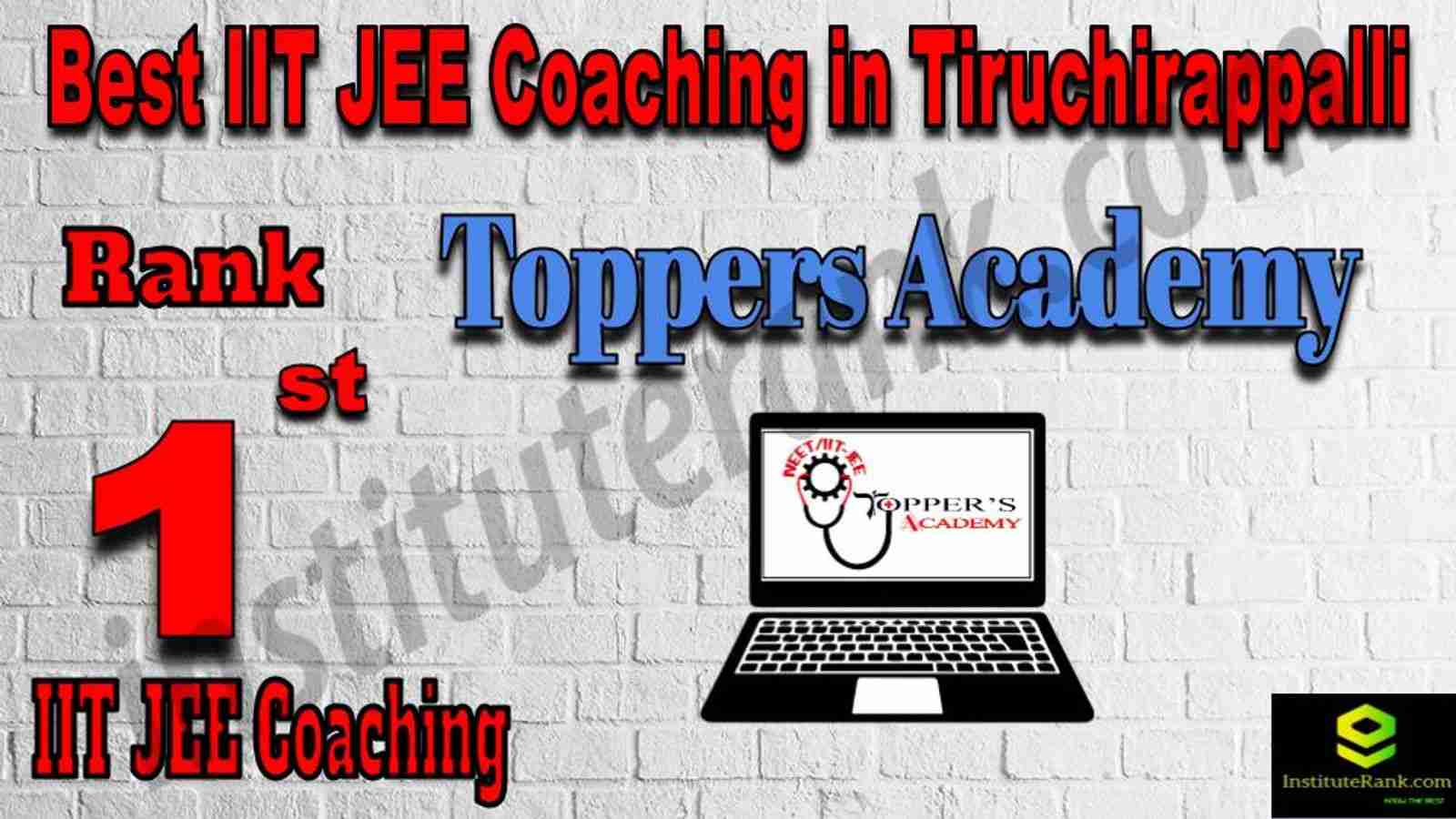 1st Best IIT JEE Coaching in Tiruchirappalli
