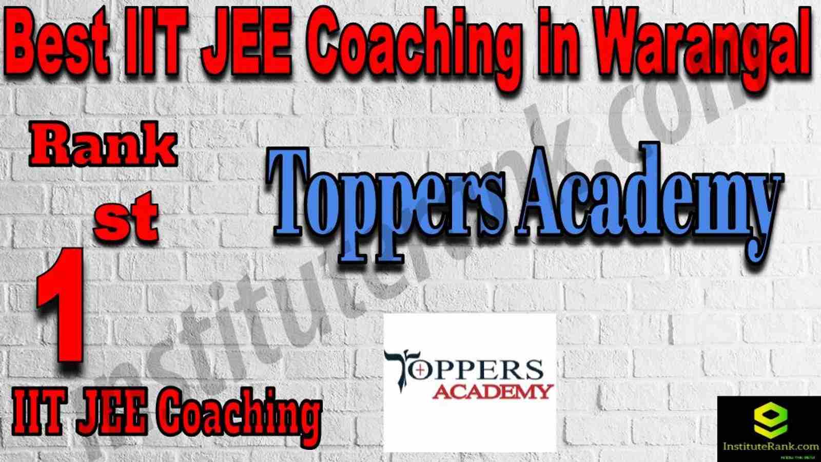 1st Best IIT JEE Coaching in Warangal