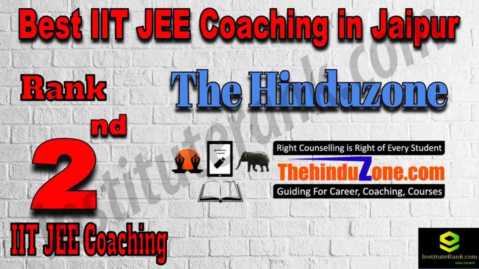 2nd Best IIT JEE Coaching in Jaipur
