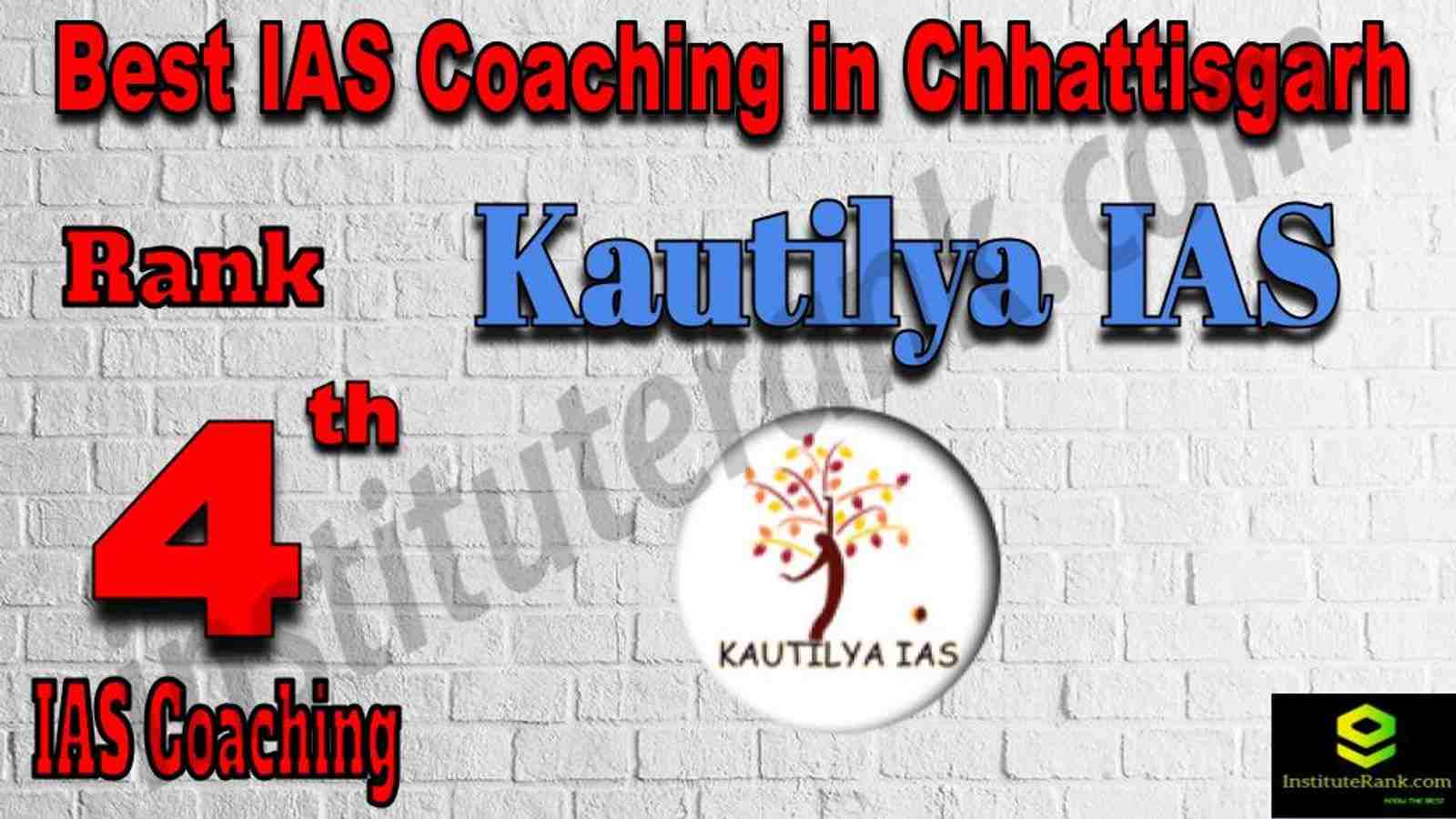 4th Best IAS Coaching in Chhattisgarh