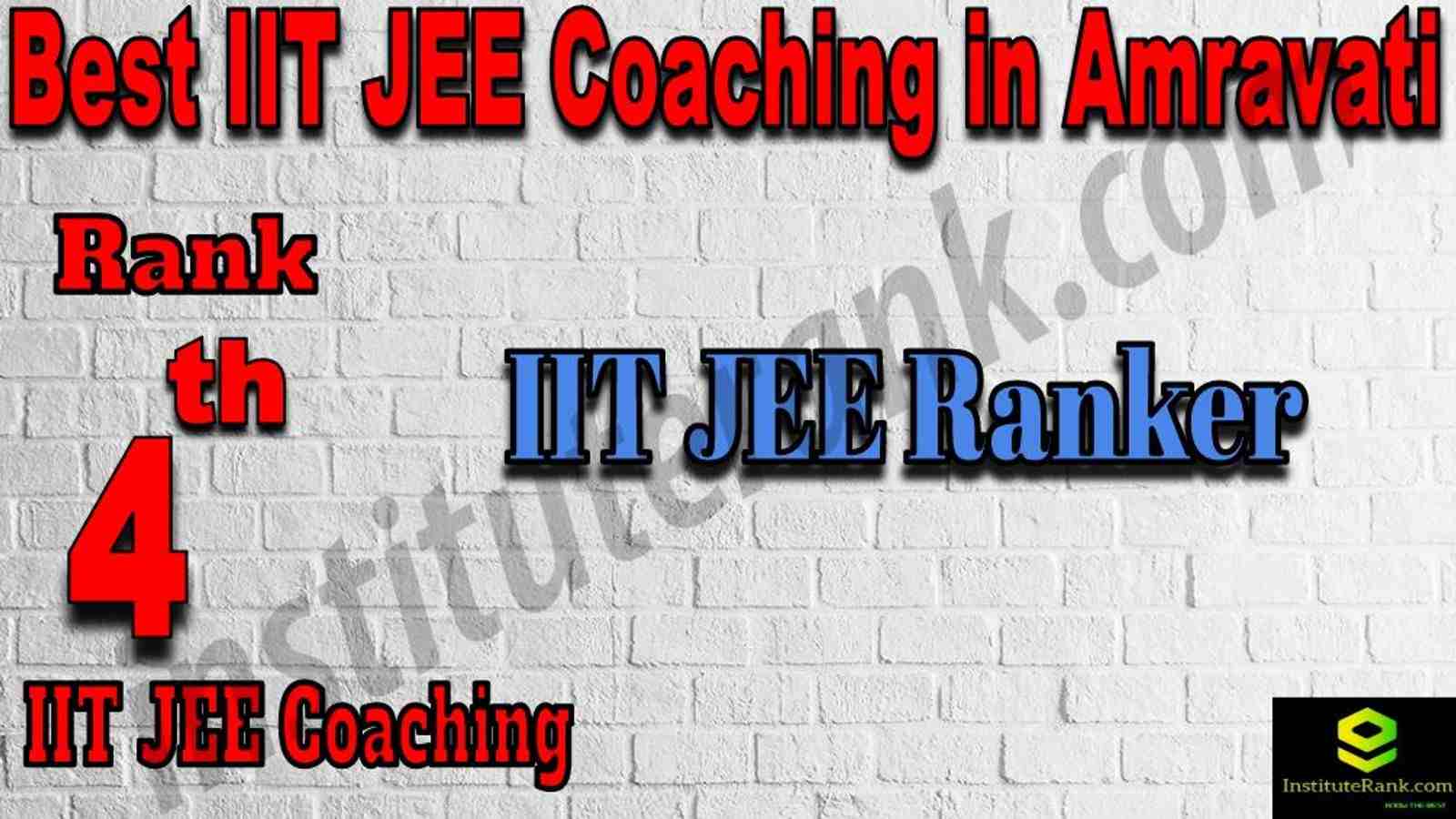 4th Best IIT JEE Coaching in Amravati