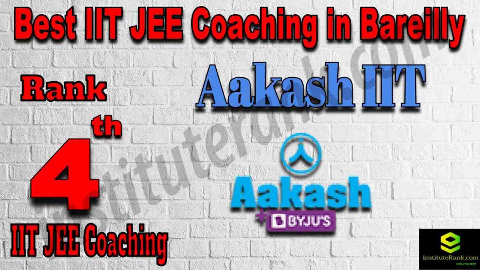 4th Best IIT JEE Coaching in Bareilly 4th Best IIT JEE Coaching in Bareilly