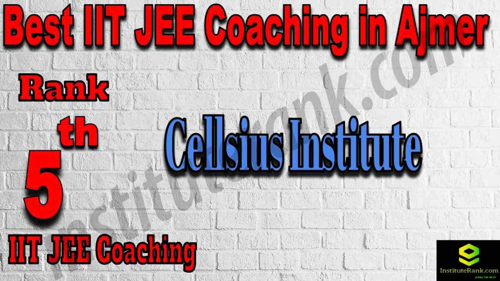 5th Best IIT JEE Coaching in Ajmer