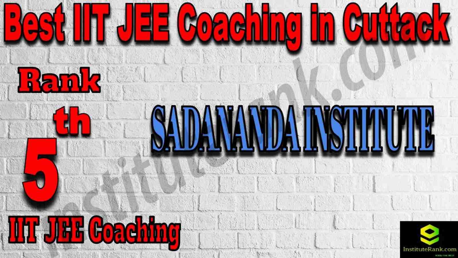 5th Best IIT JEE Coaching in Cuttack
