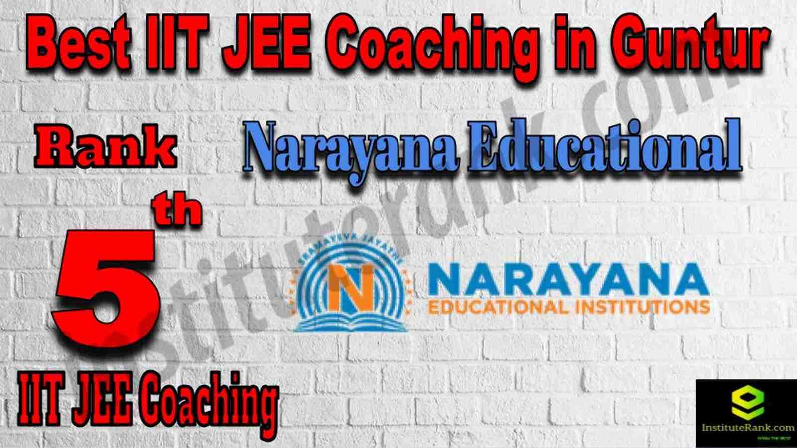 5th Best IIT JEE Coaching in Guntur 5th Best IIT JEE Coaching in Guntur