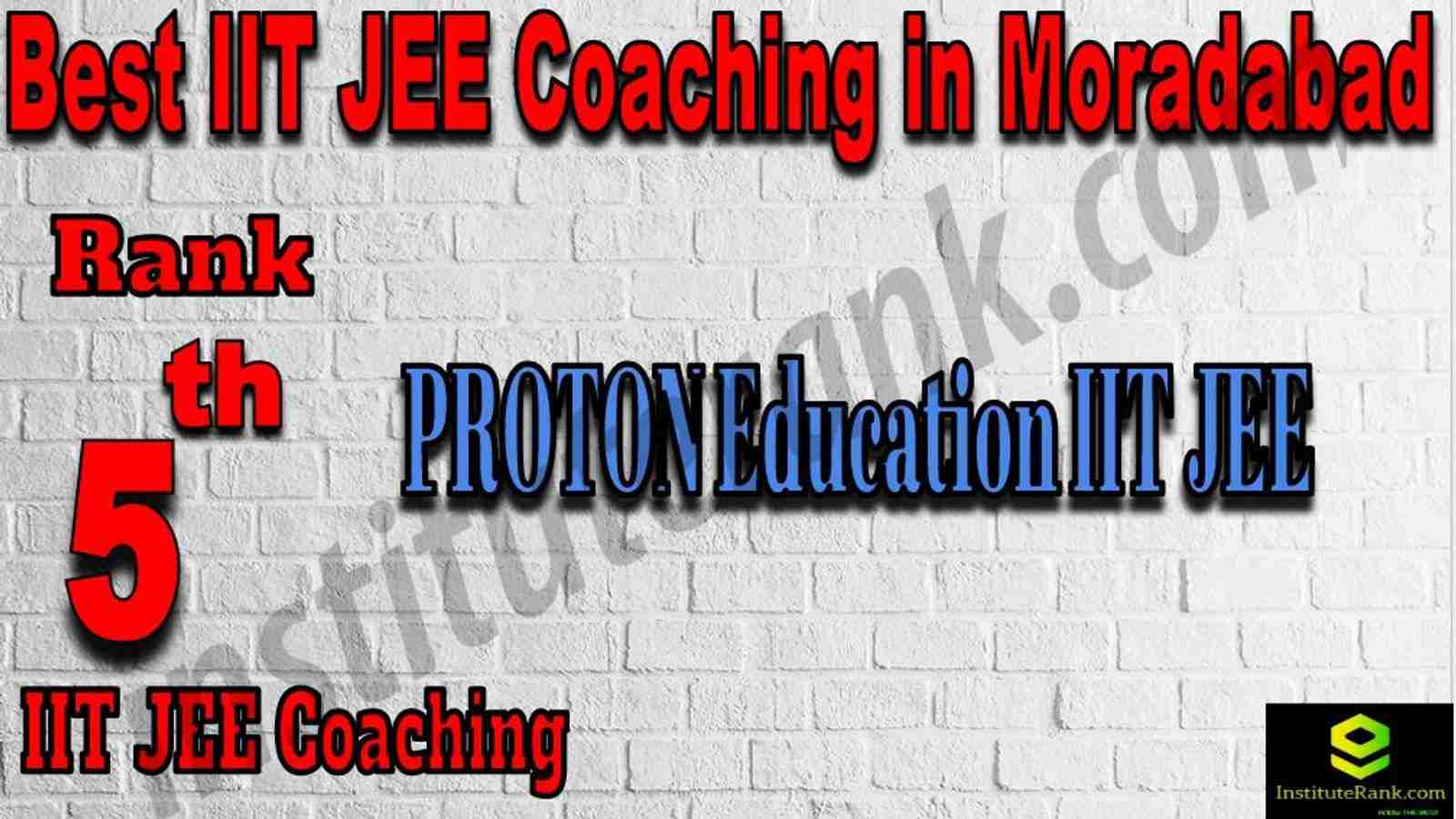 5th Best IIT JEE Coaching in Moradabad