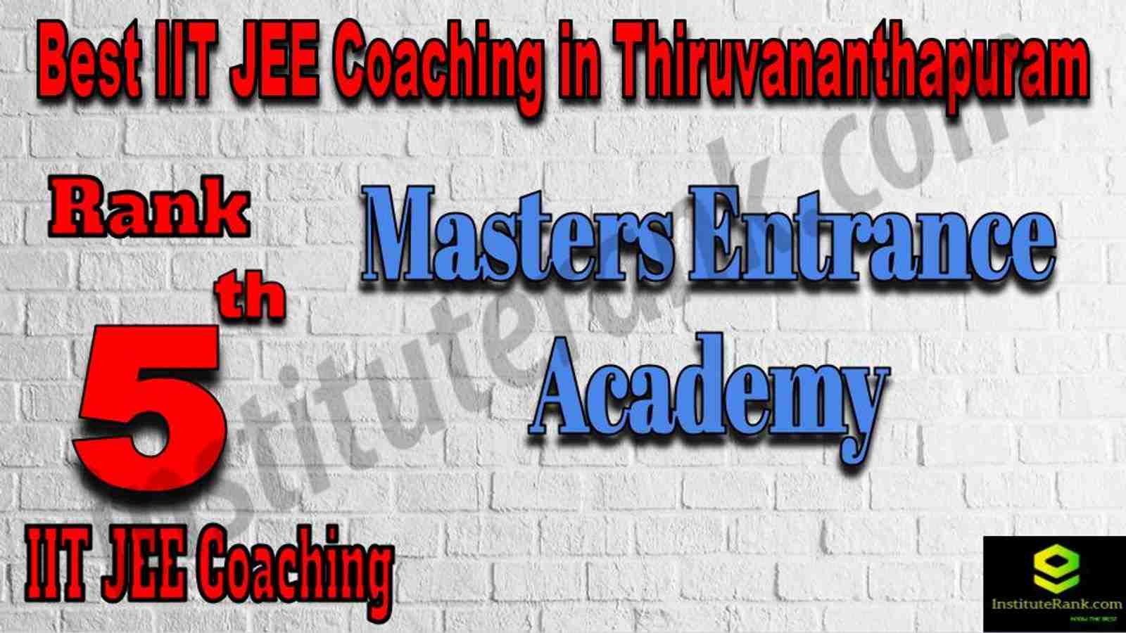 5th Best IIT JEE Coaching in Thiruvananthapuram