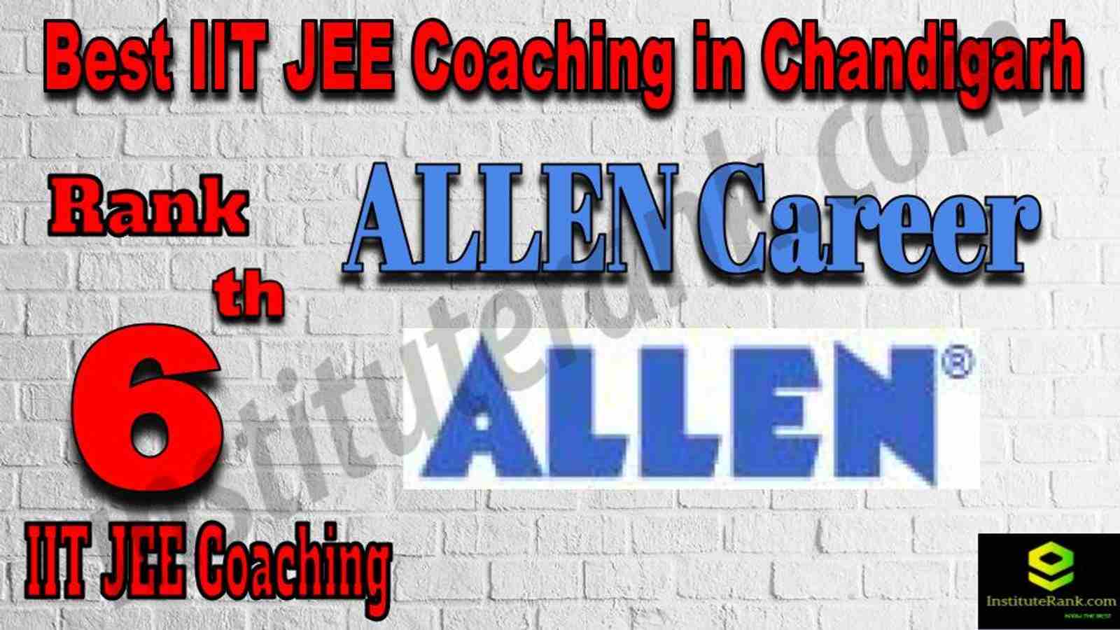 6th Best IIT JEE Coaching in Chandigarh