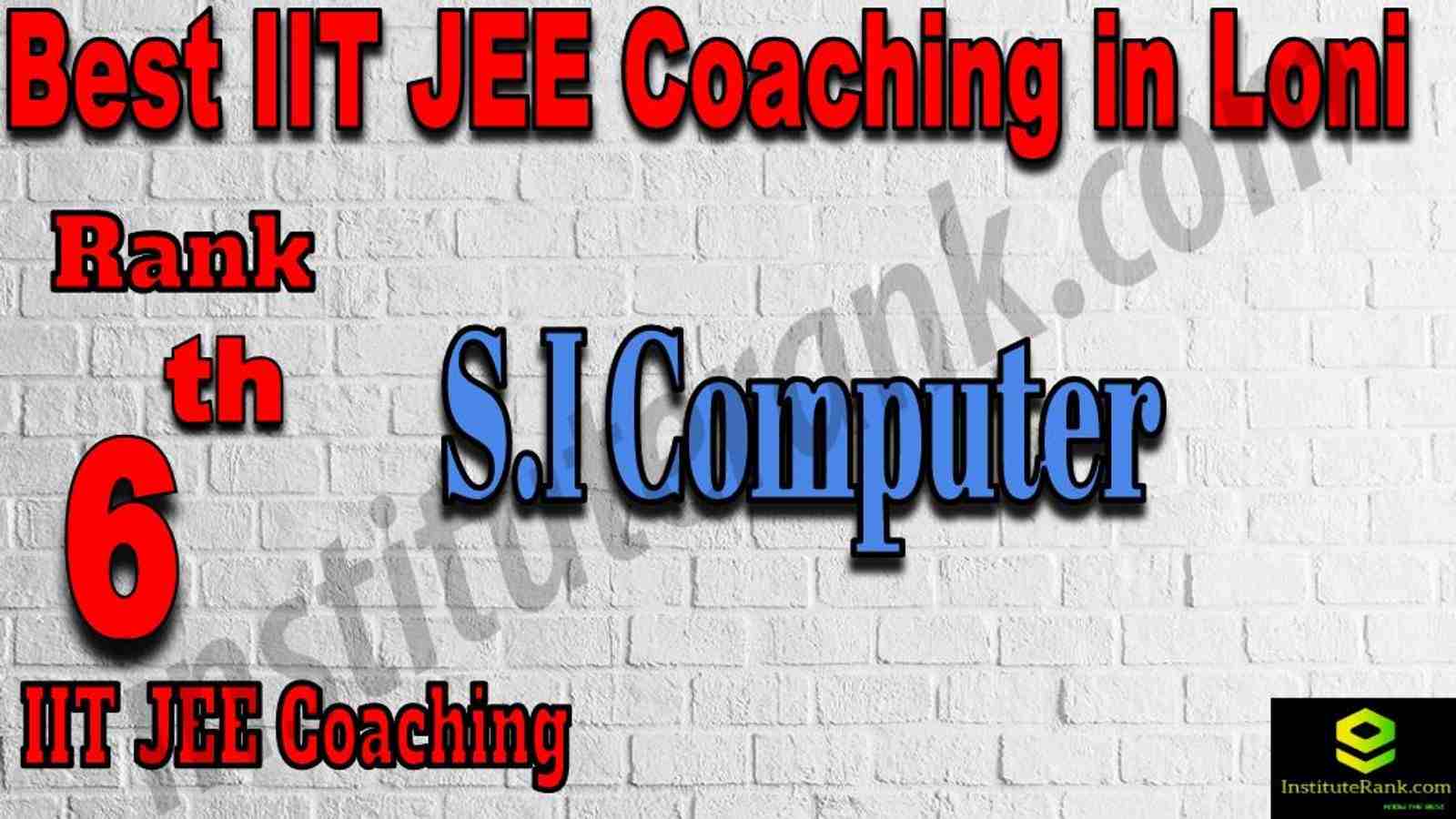 6th Best IIT JEE Coaching in Loni