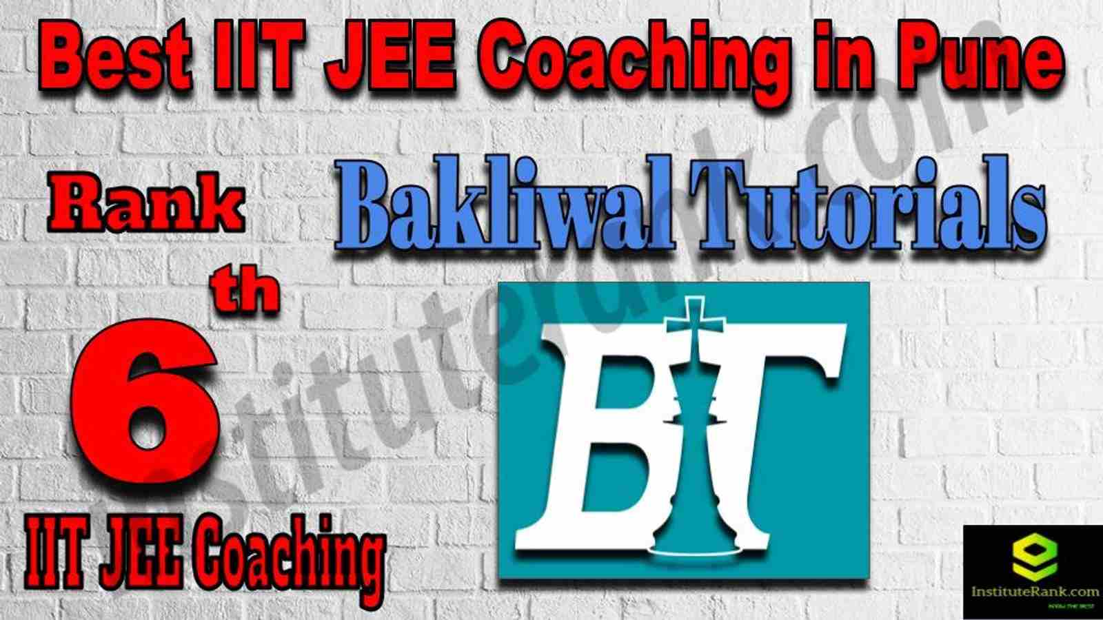 6th Best IIT JEE Coaching in Pune