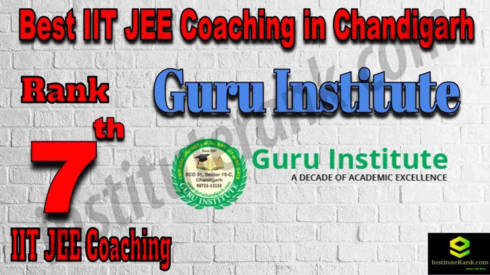 7th Best IIT JEE Coaching in Chandigarh