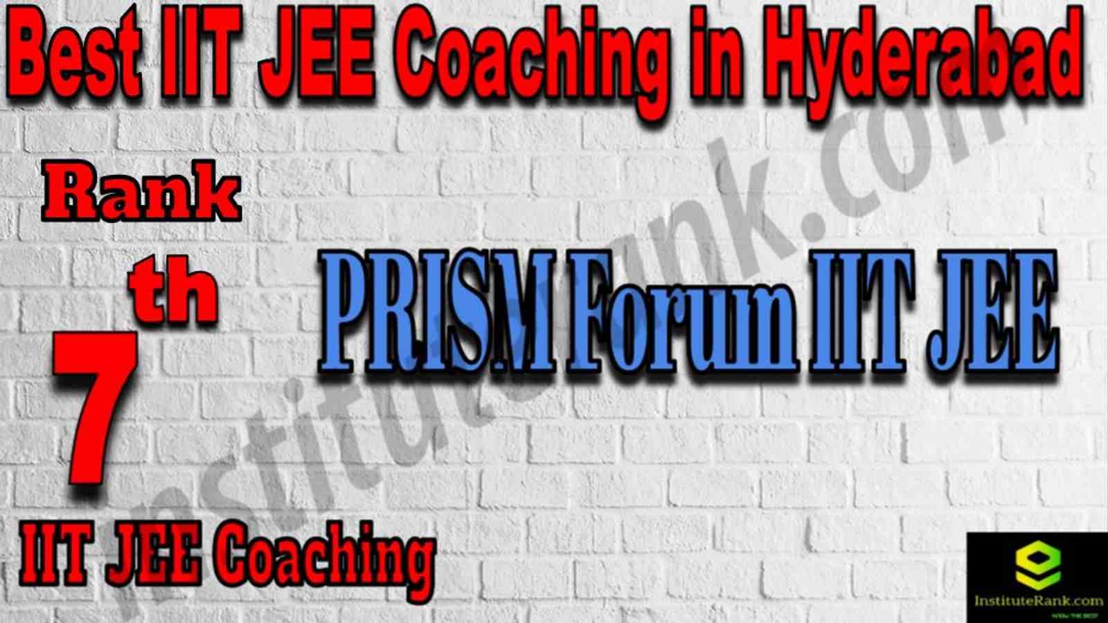 7th Best IIT JEE Coaching in Hyderabad