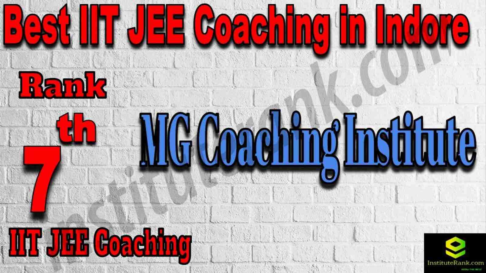 7th Best IIT JEE Coaching in Indore