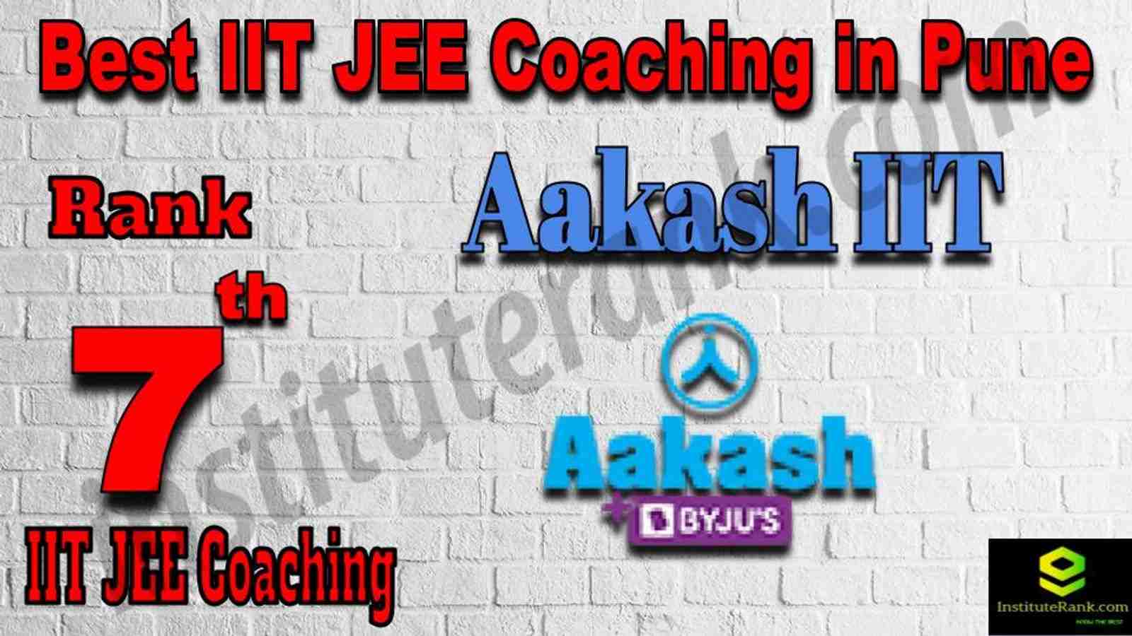 7th Best IIT JEE Coaching in Pune