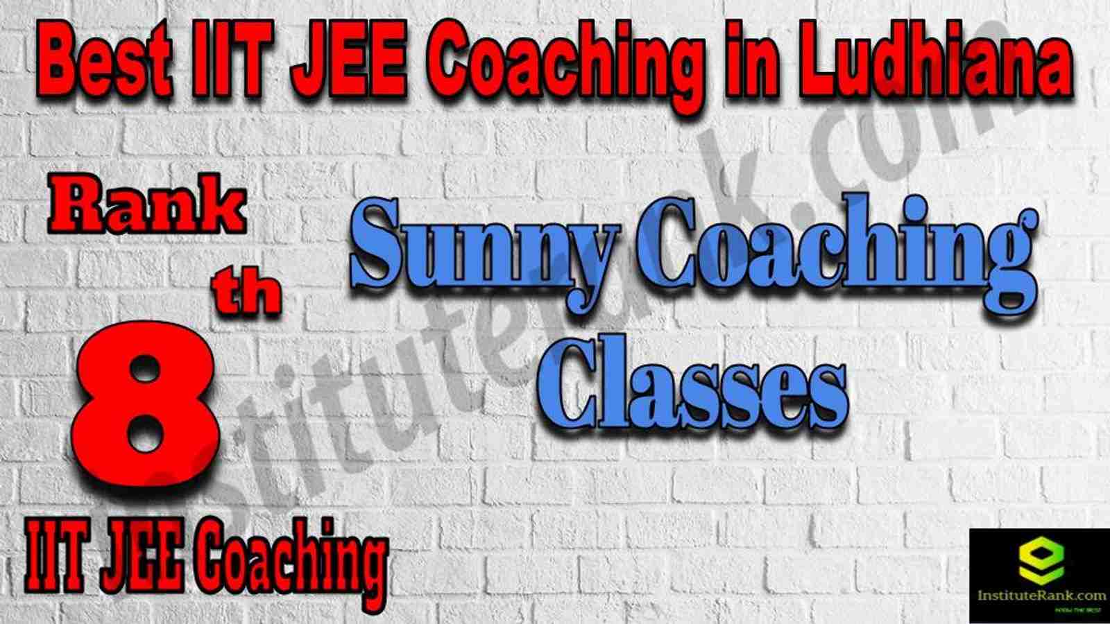 8th Best IIT JEE Coaching in Ludhiana