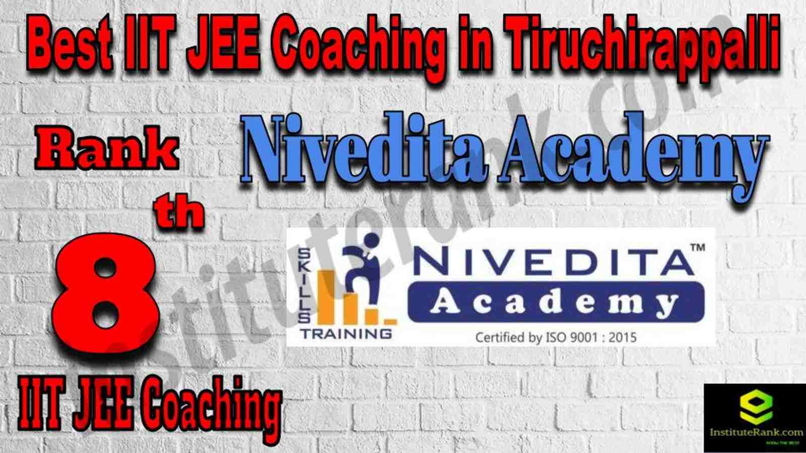 8th Best IIT JEE Coaching in Tiruchirappalli
