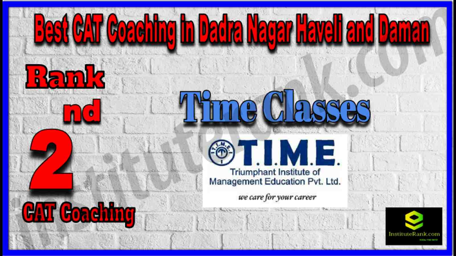 Rank 2 Best CAT Coaching in Dadra Nagar Haveli and Daman