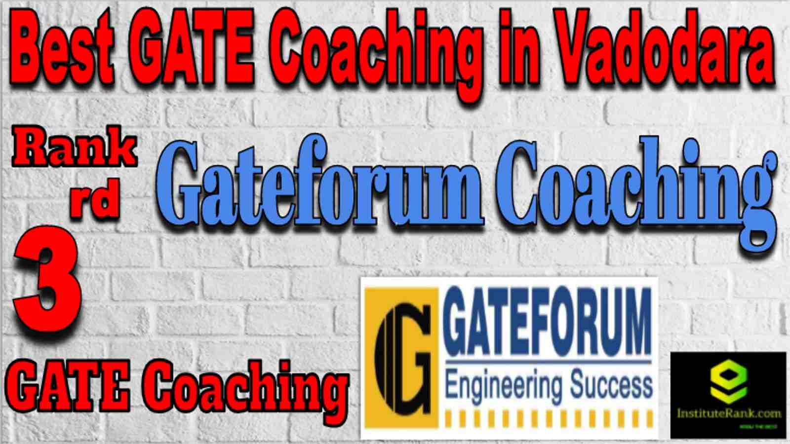 Rank 3 Best GATE Coaching in Vadodara