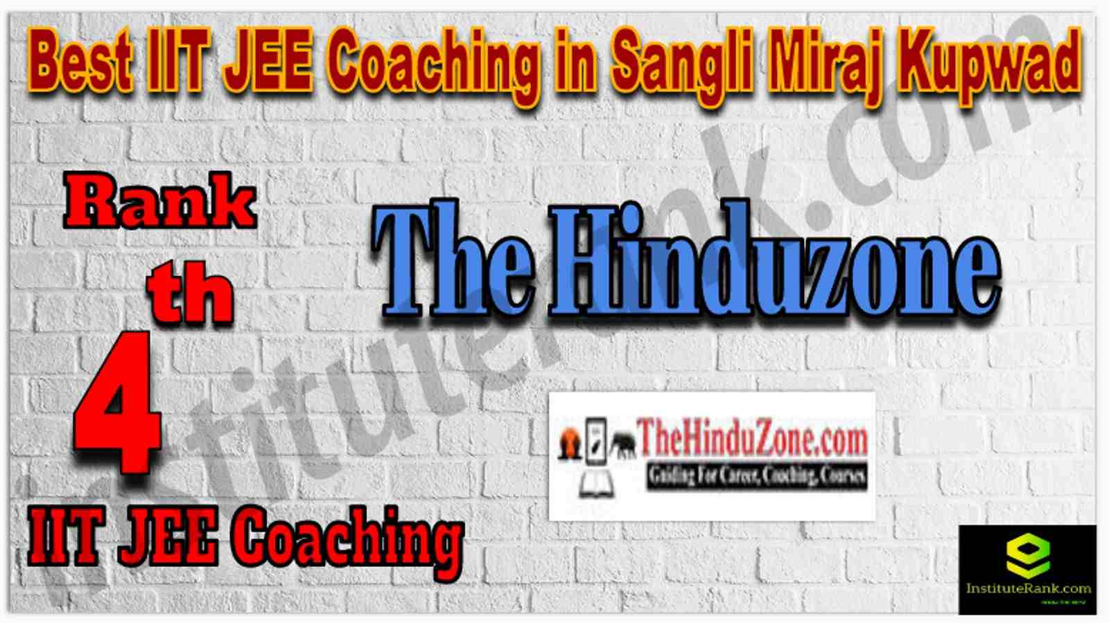 Rank 4th Best IIT JEE Coaching in Sangli Miraj Kupwad