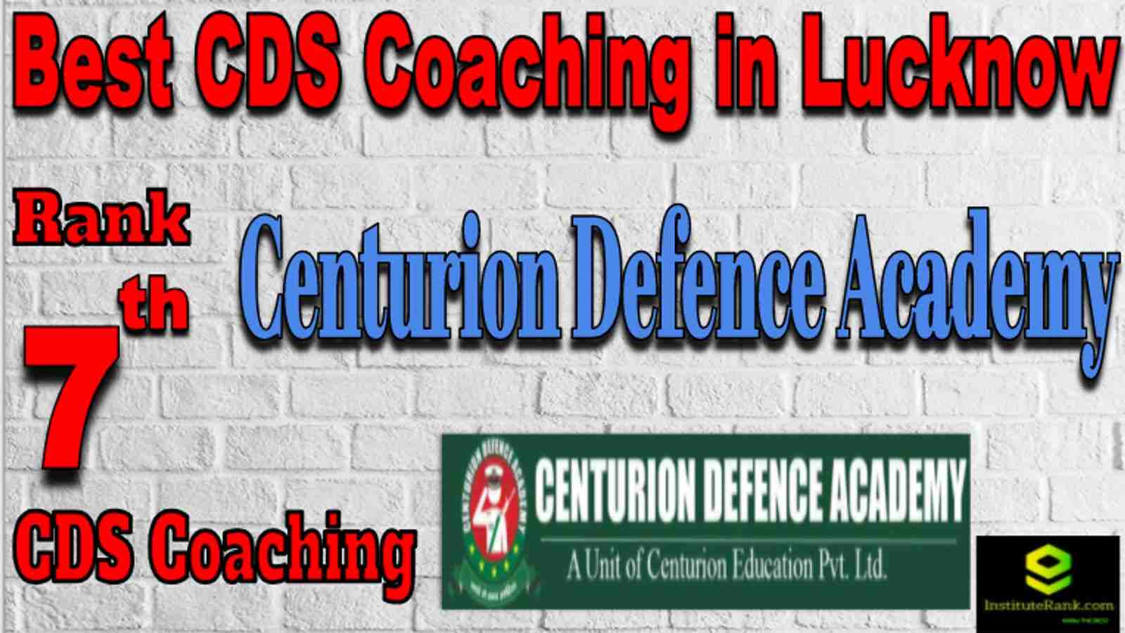 Rank 7 Top CDS Coaching in Lucknow
