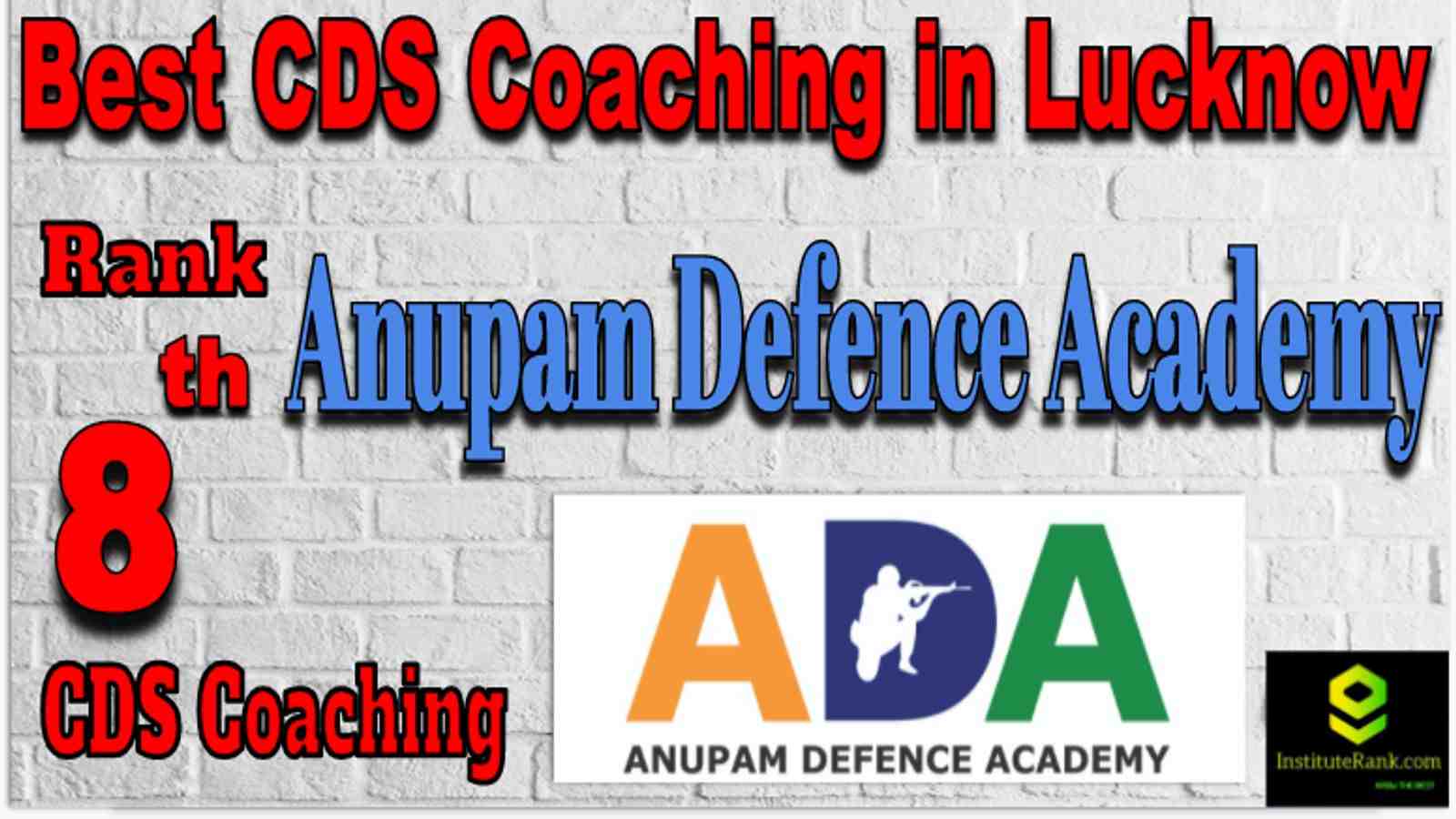 Rank 8 Top CDS Coaching in Lucknow