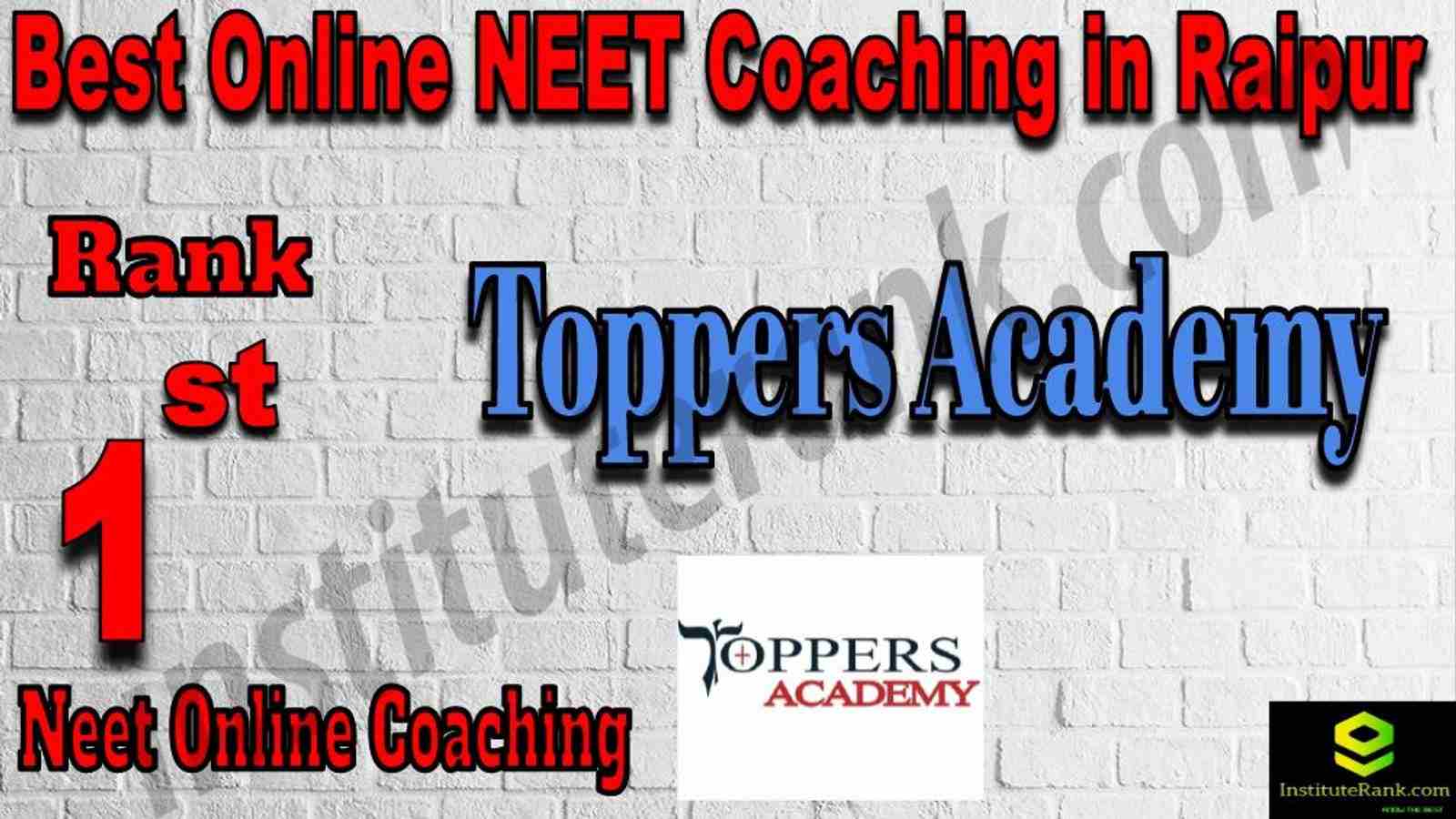 1st Best Online Neet Coaching in Raipur