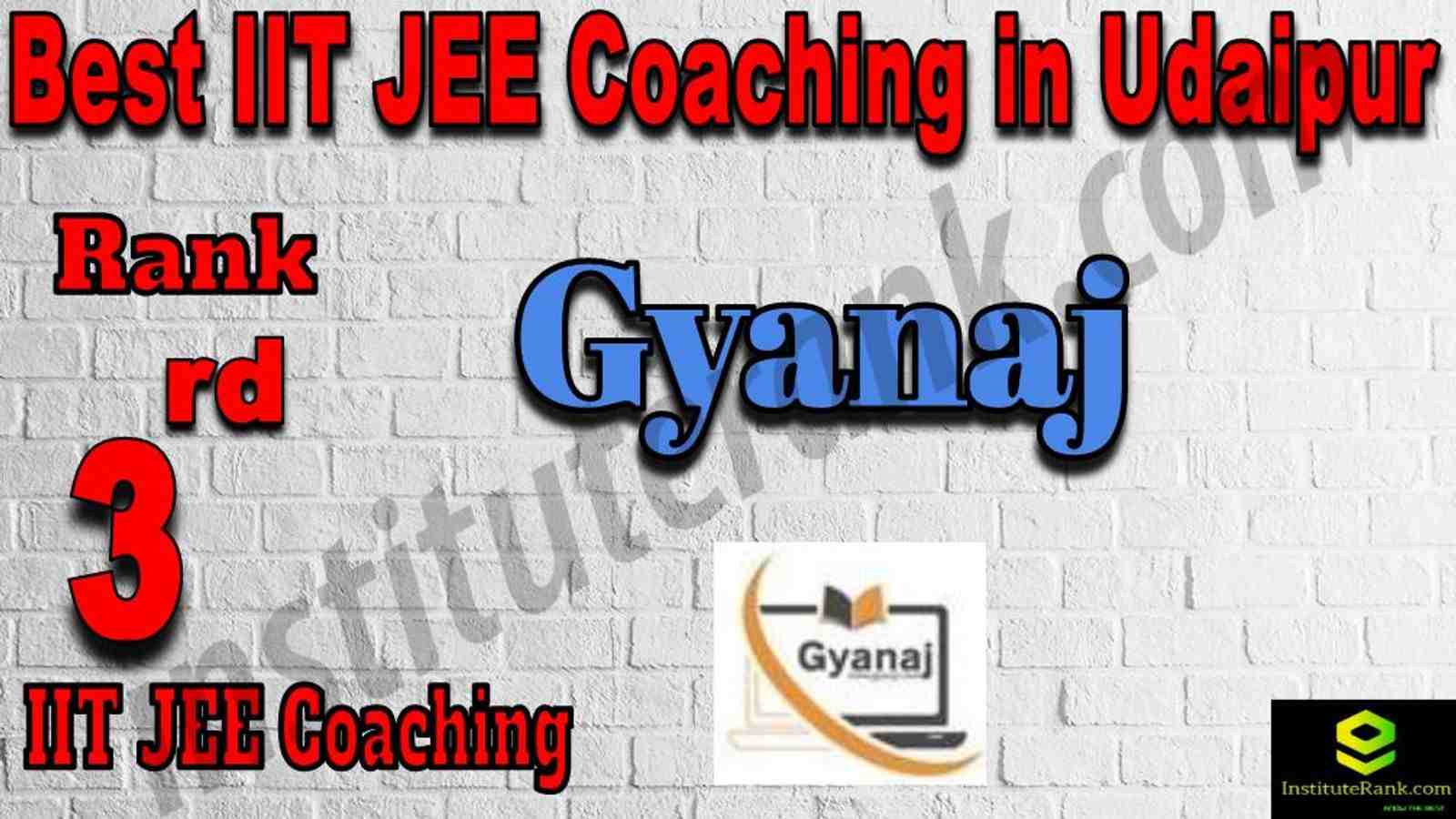 3rd Best IIT JEE Coaching in Udaipur