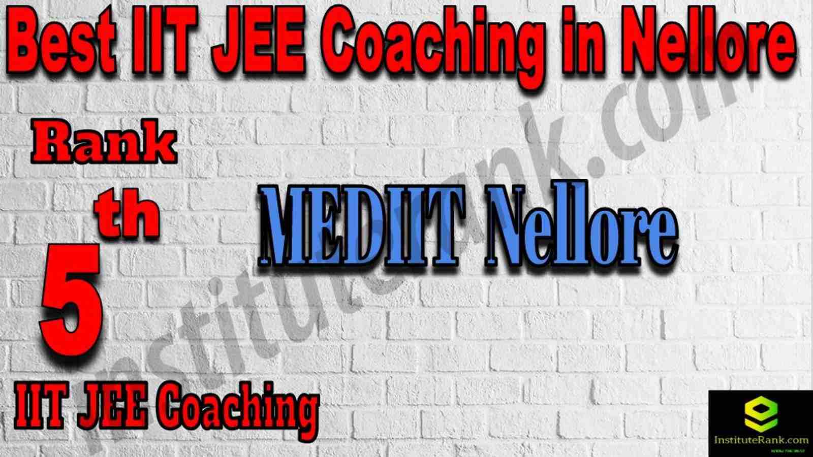 5th Best IIT JEE Coaching in Nellore