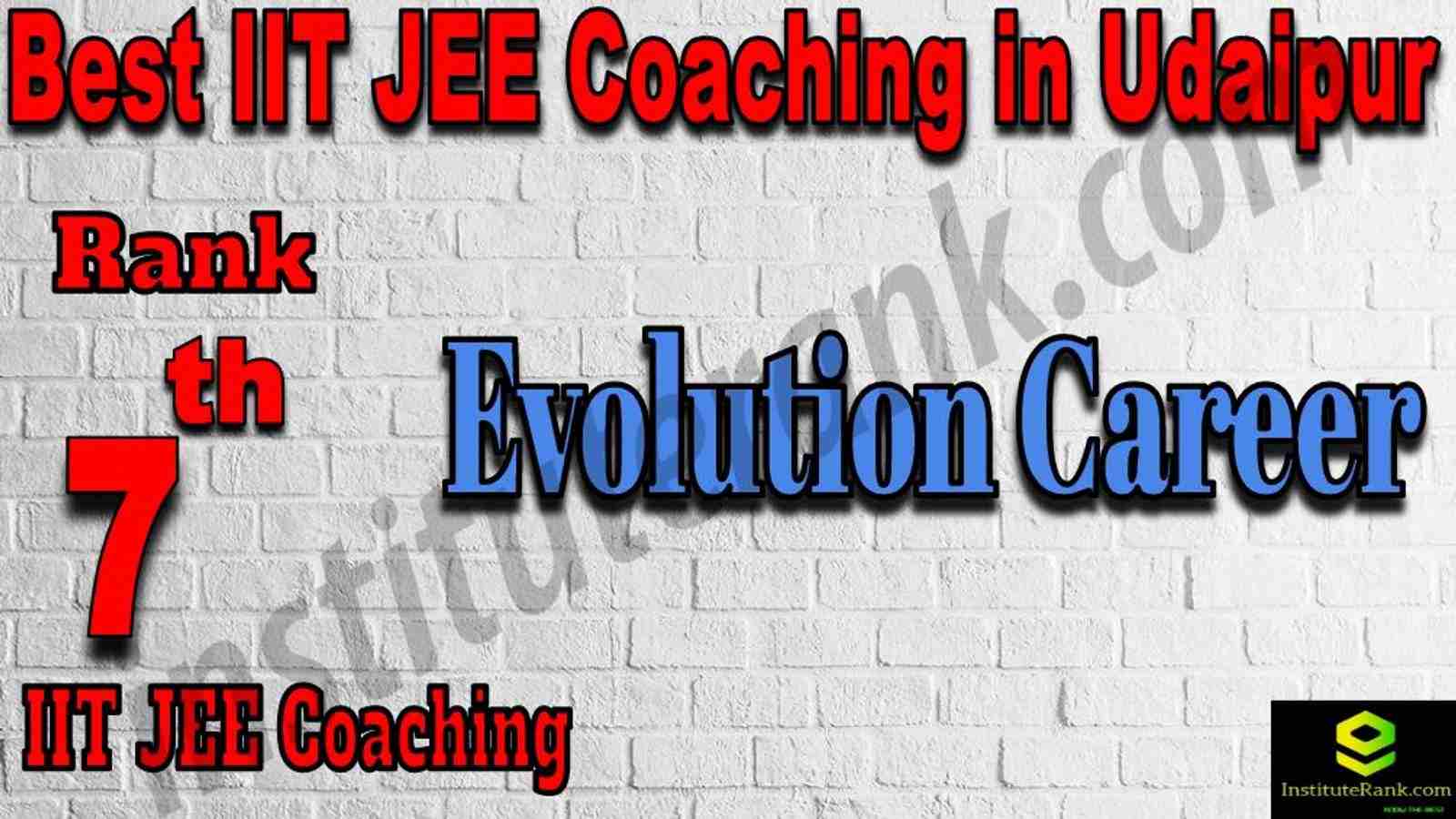 7th Best IIT JEE Coaching in Udaipur