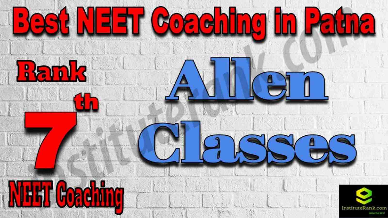 7th Best NEET Coaching in Patna