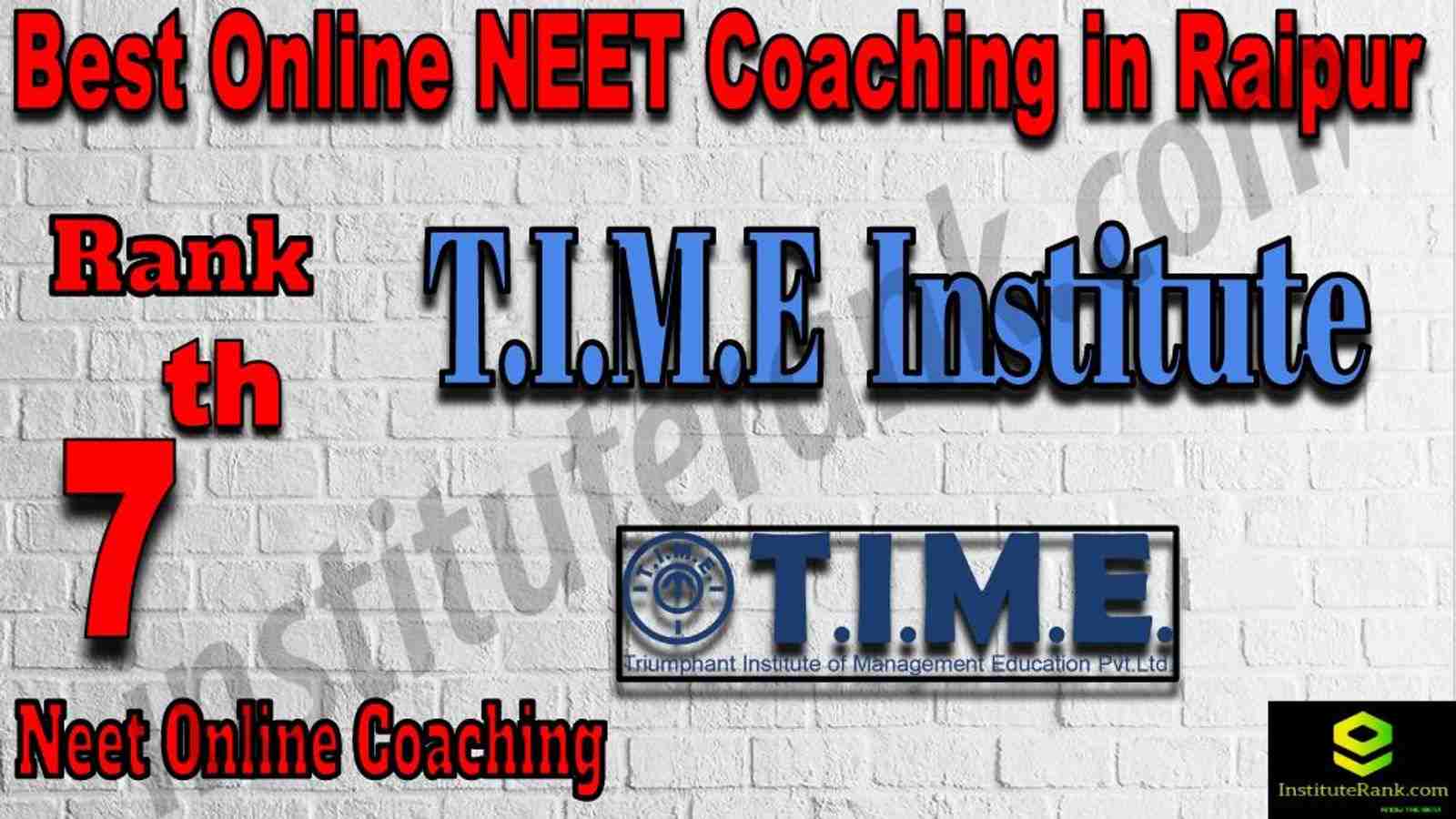7th Best Online Neet Coaching in Raipur