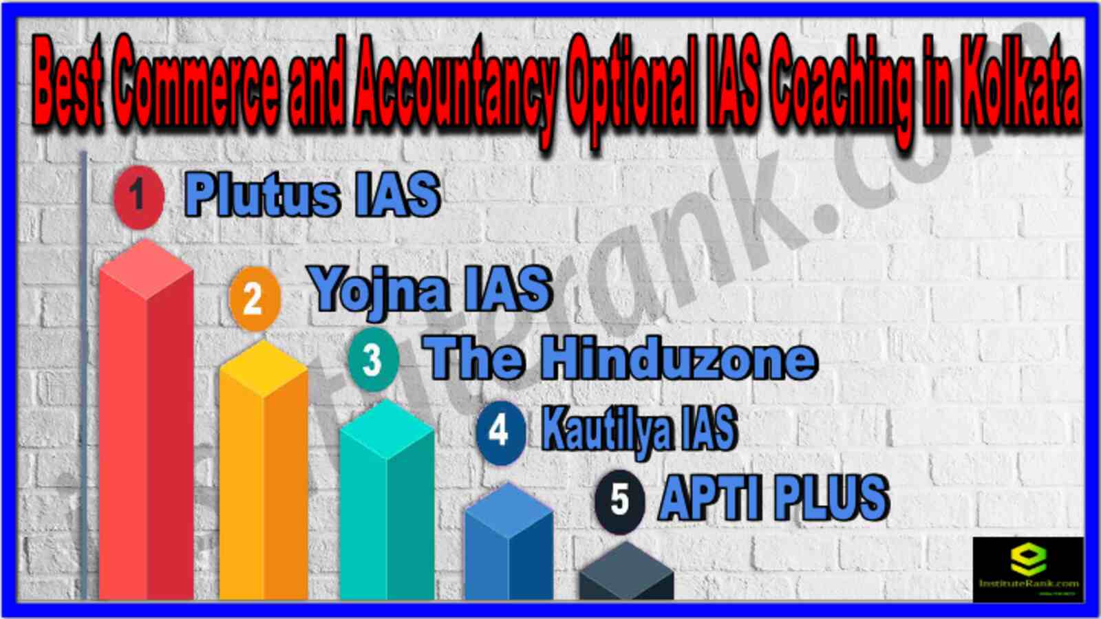 Best Commerce and Accountancy Optional IAS Coaching in Kolkata