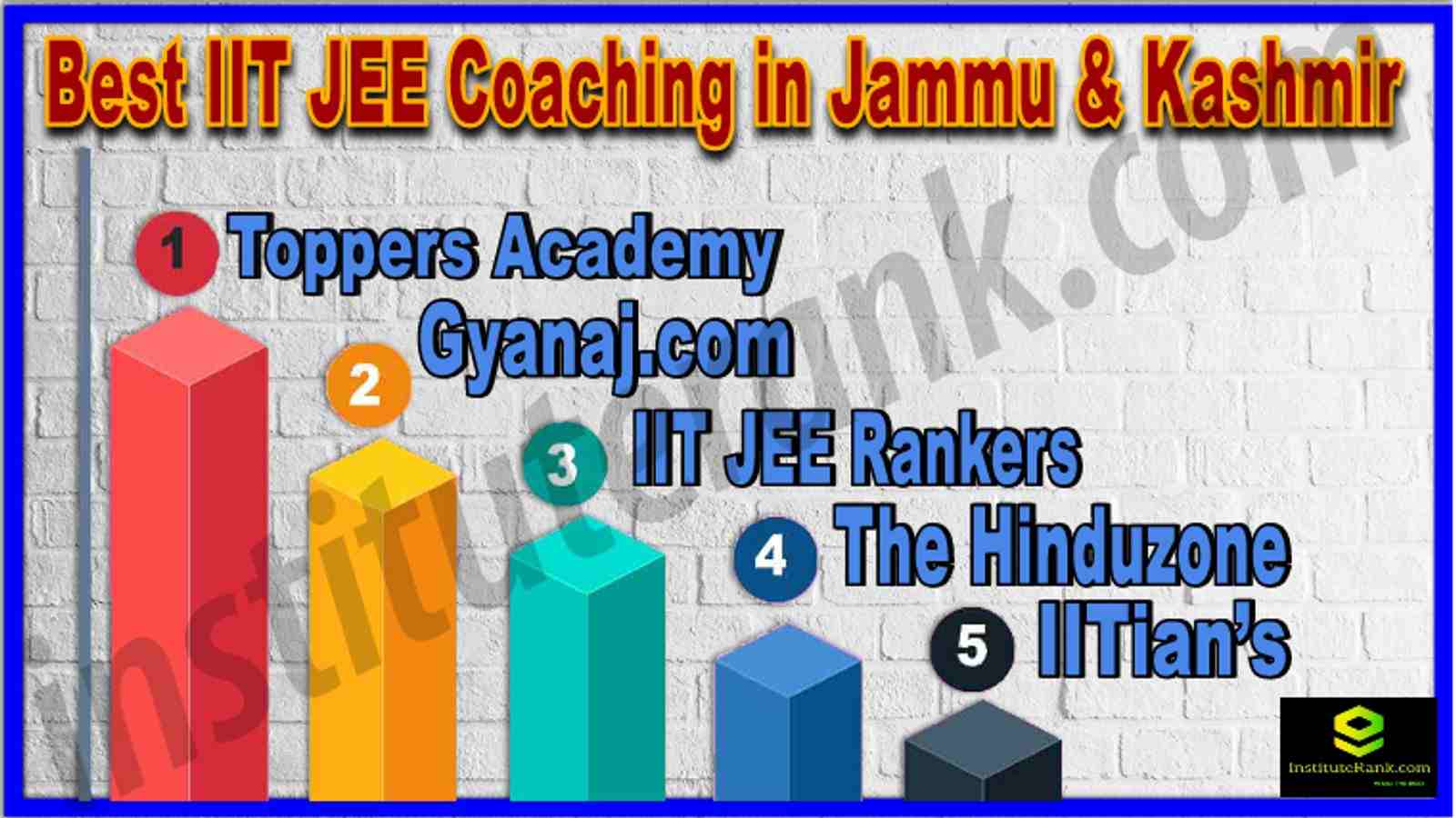 Best IIT JEE Coaching in Jammu & Kashmir