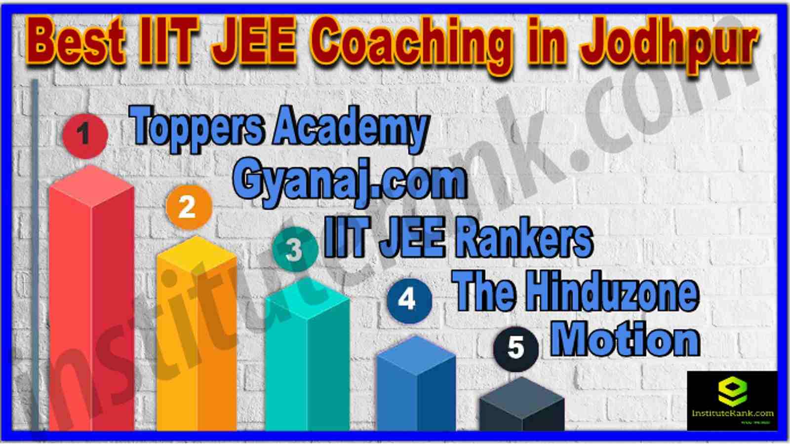 Best IIT JEE Coaching in Jodhpur