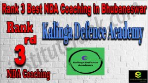 Rank 3. NDA Coaching in Bhubaneswar