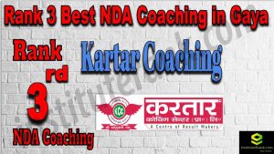 Rank 3. NDA Coaching in Gaya