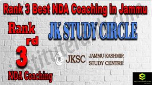 Rank 3. NDA Coaching in Jammu