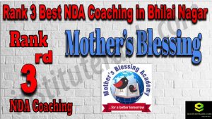 Rank 3.NDA coaching In Bhilai Nagar