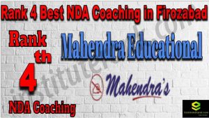 Rank 4. NDA Coaching In Firozabad