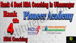 Rank 4. NDA Coaching In Ulhasnagar