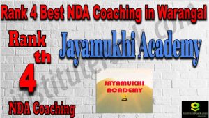 Rank 4. NDA Coaching In Warangal