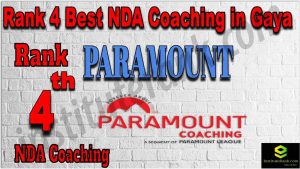 Rank 4. NDA Coaching in Gaya