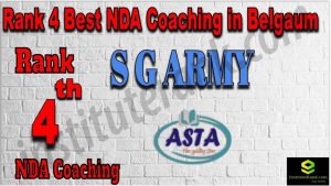 Rank 4.NDA Coaching in Belgaum
