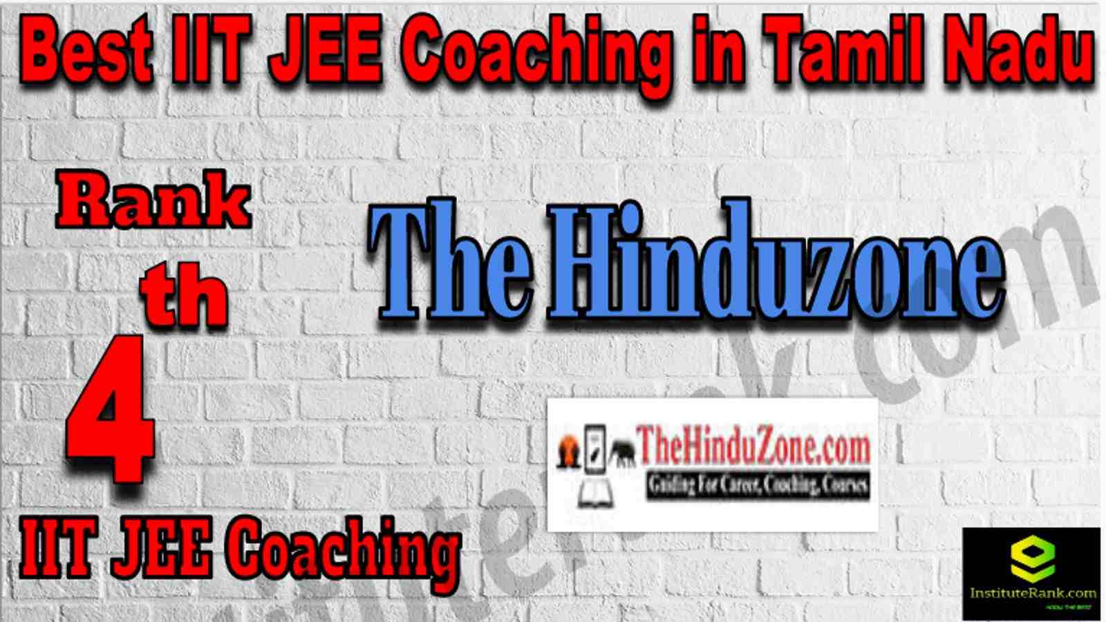 Rank 4th Best IIT JEE Coaching in Tamil Nadu