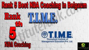 Rank 5. NDA coaching in Belgaum