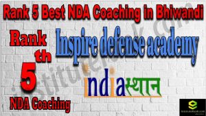 Rank 5. NDA coaching in Bhiwandi